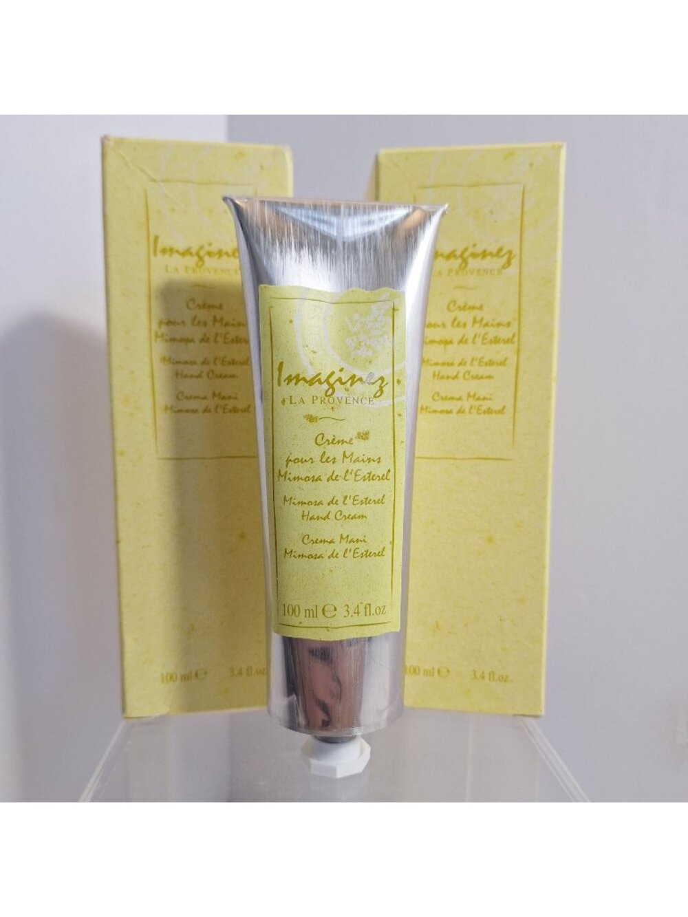 Imaginez La Provence Mimosa Hand Cream 3.4 oz 100 ml Eau De 2 Lot